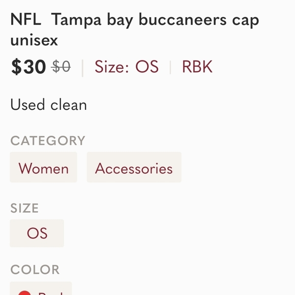 NFL Tampa bay Buccaneers cap unisex - Picture 8 of 8